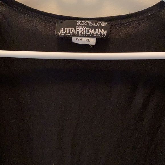 Sunflair  Vintage Black Bathing SwimSuit Cover up - Picture 2 of 5